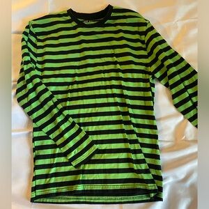 long sleeve striped tee